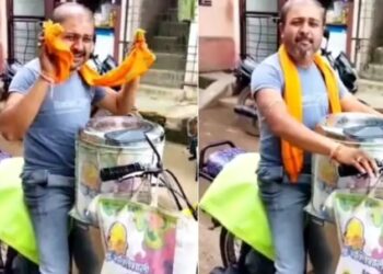 This Samosa Seller Has Very Unique Idea For Samosa Selling Video Went Viral – दुनिया का सबसे अनोखा समोसावाला, इसके बेचने के स्टाइल को देखकर आप भी कहेंगे