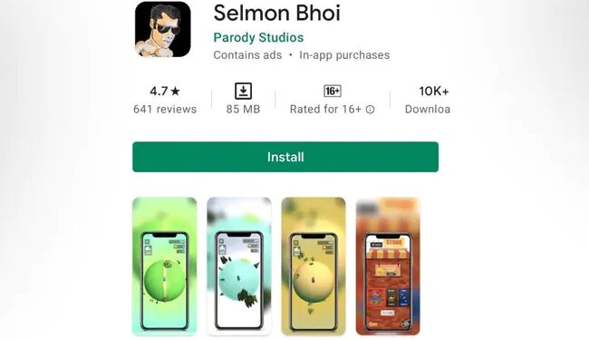 Salman Khan Game On Salman Khan Hit And Run Black Buck Cases Is Viral On Play Store Selmon Bhoi Game