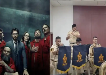 Mumbai Police Made Video On Bella Ciao Song From Money Heist Season 5