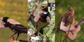 Birds With Hand Video Went Viral On All Social Media Platforms