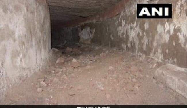 A Tunnel-like Structure Discovered At The Delhi Legislative Assembly. It Connects To The Red Fort