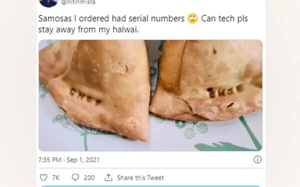 This Guy Got Serial Number Samosa Know The Viral Facts