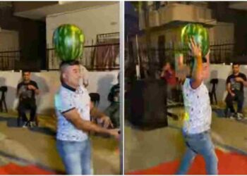 A Young Man Did Watermelon Dance Video Went Viral On Social Media – सोशल मीडिया पर वायरल हो रहा है तरबूज वाला डांस, वीडियो देख लोग कह रहे हैं
