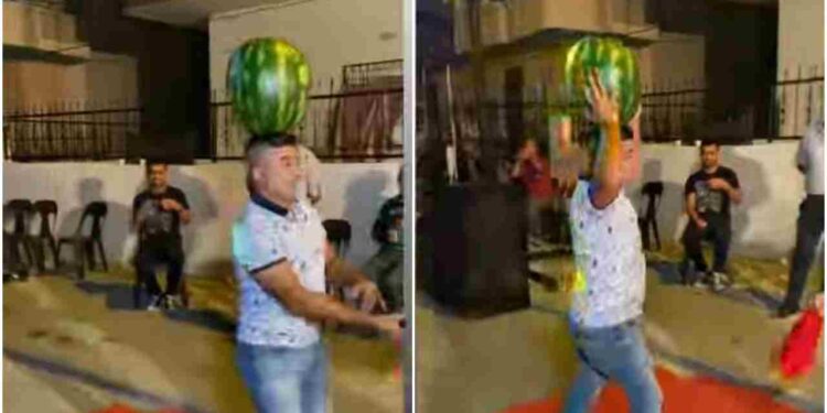 A Young Man Did Watermelon Dance Video Went Viral On Social Media – सोशल मीडिया पर वायरल हो रहा है तरबूज वाला डांस, वीडियो देख लोग कह रहे हैं