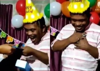 Mother Gifted Mobile Phone To His Son Video Went Viral On Social Media