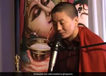 Ganesh Mantra Sang By Buddhist Monk Ani Choying In Melodious Voice Harsh Goenka Shared Viral Video