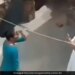 Girl Secretly Making Dance Video On The Terrace Suddenly She Saw Such Thing Then What Happened Next See Funny Viral Video