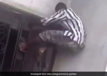 Bad Condition Of The Thief Who Entered The House For The Purpose Of Theft Watch The Viral Video