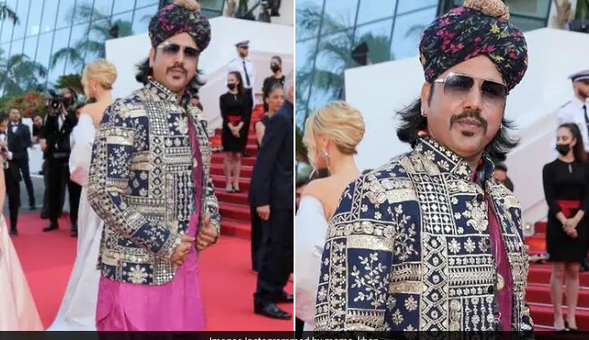 Watch: Mame Khan Becomes The First Indian Folk Artist To Walk The Cannes Red Carpet Pictures Going Viral On Social Media