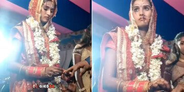 Bride Fearfully Wore The Ring To The Groom So People Remembered Disha Patani And Salman Khan Reason Will Not Stop Laughing See Funny Video
