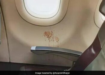 Inside The Flight Man Had Spit Paan Photo Goes Viral IAS Said Someone Left His Identity – फ्लाइट के अंदर किसी ने थूक दिया था पान, वायरल हुई फोटो, IAS बोला