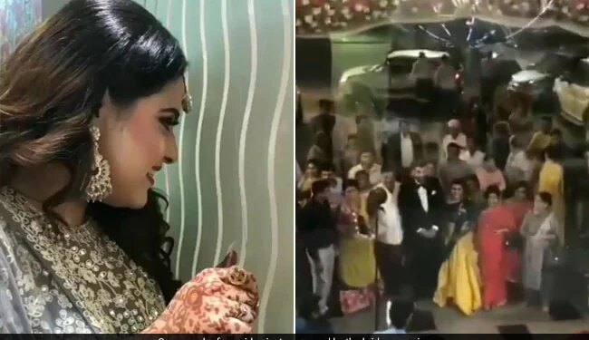 Bride Reached In Balcony To See The Groom In Baraat Then Whatever She Did Internet Loves It See Viral Video