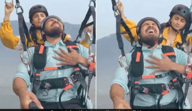 Alia Bhatt Shares Screen With Land Kara De Viral Meme Fame Vipin Kumar In Hilarious Ad – आलिया भट्ट ने लैंड करा दे…वाले विपिन कुमार के साथ की पैराग्लाइडिंग, लोग बोले- तू तो बेस्ट जगह लैंड हो गया