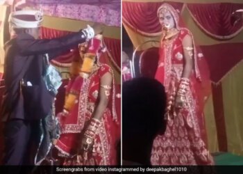 Bride Get Angry On Stage After Grooms Friend Made Fun Of Her Then She Gave Shocking Reaction Watch Viral Video – दूल्हे ने पहनाया वरमाला, दोस्त ने कहा- हैप्पी बड्डे टू यू, गुस्से से तिलमिला उठी दुल्हन, लोग बोले