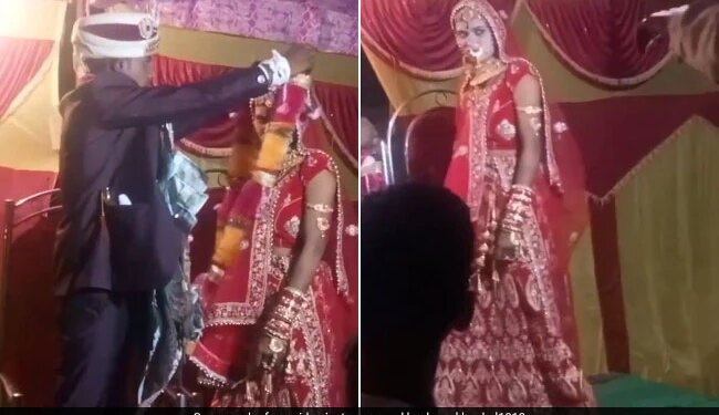 Bride Get Angry On Stage After Grooms Friend Made Fun Of Her Then She Gave Shocking Reaction Watch Viral Video – दूल्हे ने पहनाया वरमाला, दोस्त ने कहा- हैप्पी बड्डे टू यू, गुस्से से तिलमिला उठी दुल्हन, लोग बोले
