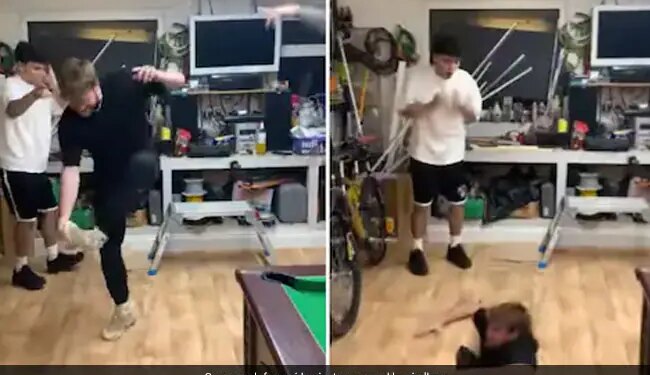 इस शख्स ने किया ऐसा डांस कि धंस गई जमीन, दिख रहा सिर्फ सिर, वीडियो देख चौंक जाएंगे