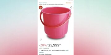 Internet Users Shocked After Seeing Bucket On Amazon For ₹ 25,999 Know More Details