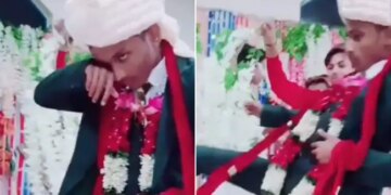 Groom Got Angry On Stage Crying Loudly Kicked The Chair And Left The Wedding You Will Not Stop Laughing See Funny Wedding Video – स्टेज पर भड़क गया दूल्हा, ज़ोर-ज़ोर से रोते हुए फेंकी कुर्सी, हैरान रह गए लोग, बोले