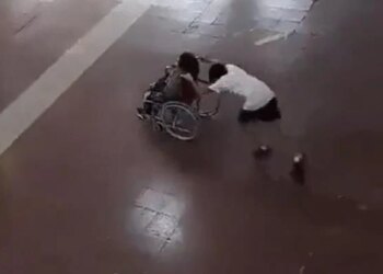 A Disabled Friend Was Sitting On A Wheelchair, This Child Won Hearts By Making Him A Part Of The Game