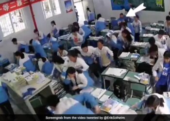 Watch Video: Students Help Differently Abled Classmate To Evacuate During Earthquake Video Goes Viral On Social Media