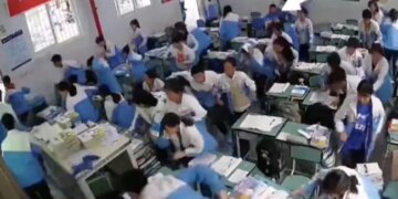 Watch Video: Students Help Differently Abled Classmate To Evacuate During Earthquake Video Goes Viral On Social Media
