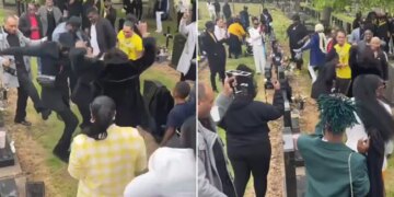 Viral Video Shows People Started Dance In Funeral In England | Funeral Turned Into Rave Party Video Will Shock You