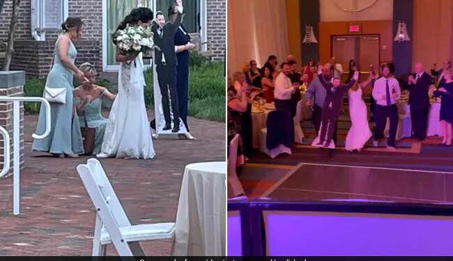 Groom Did Not Reach The Wedding Yet The Bride Got Married Performed Rituals And Enjoyed Party Watch Viral Video – शादी में नहीं पहुंचा दूल्हा, फिर भी दुल्हन ने की शादी, ऐसे निभाईं रस्में, मेहमानों ने खूब की पार्टी