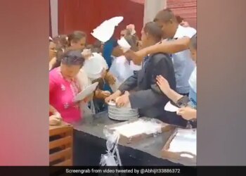 Punjab Teachers Fight For Free Lunch After Chief Minister Meeting Video Viral On Social Media