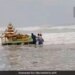 Effect Of Cyclone Asani A Mysterious Gold Coloured Chariot Was Spotted At Sunnapalli Coast In Srikakulam Of Andhra Pradesh