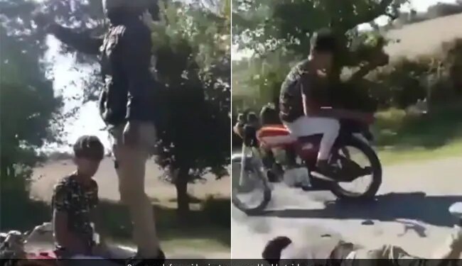 Man Taking Selfie While Standing On A Moving Bike Then What Happened Next Internet Shocked To See It Watch Hair Raising Viral Video