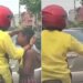 Viral Video Of A Woman Was Seen Helping A Child At A Traffic Signal
