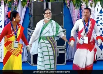 Mamta Banerjee Was Immersed In The Color Of Music, Danced With Folk Artists, The Video Is Going Viral