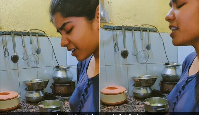Girl Sings Pasoori Song While Cooking In The Kitchen Internet Says Wow Video Viral With 20 Million Views