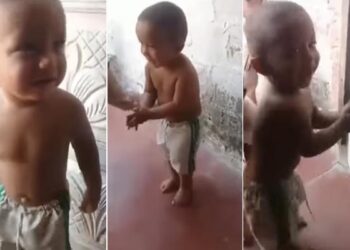 Crying Child Started Dancing As Soon As He Heard The Song The Video Is Going Viral On Social Media – जोर-जोर से रोता बच्चा अचानक ठहाके मारकर लगा नाचने, नेटिजन्स बोले