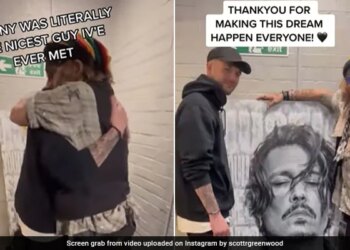 A Fan Made Portrait Of Johnny Depp Actor Reaction Is Now A Viral Video