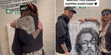 A Fan Made Portrait Of Johnny Depp Actor Reaction Is Now A Viral Video
