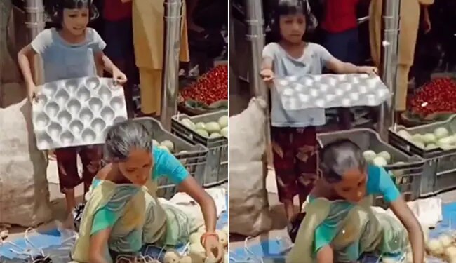 Mother Daughter Emotional Video | Daughter Heart Melted After Seeing Mother Hard Work In Hot Weather