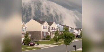 Tsunami Like Mysterious Clouds Internet Shocked Calls It Terrifying See Viral Video – अजीबोगरीब बादलों को देख लोगों को लगा