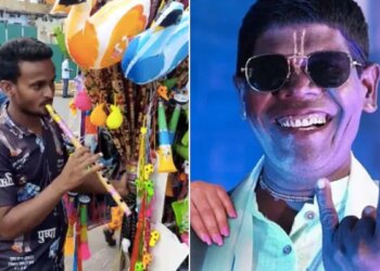 Watch Viral Video: Man Plays Viral Kacha Badam Song On Flute In Front Of Jagannath Temple In Odisha