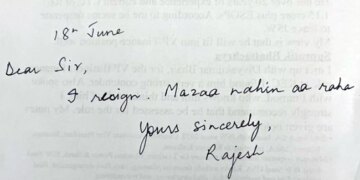 Industrialist Harsh Goenka Shares Resignation Letter | MAN WRITES MAZA NAHI AA RAHA ON RESIGNATION LETTER Post Goes Viral