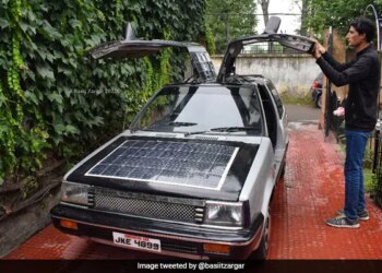 Meet Maths Teacher Bilal Ahmed A Who Makes Solar Car Pics Goes Viral On Social Media
