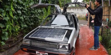 Meet Maths Teacher Bilal Ahmed A Who Makes Solar Car Pics Goes Viral On Social Media