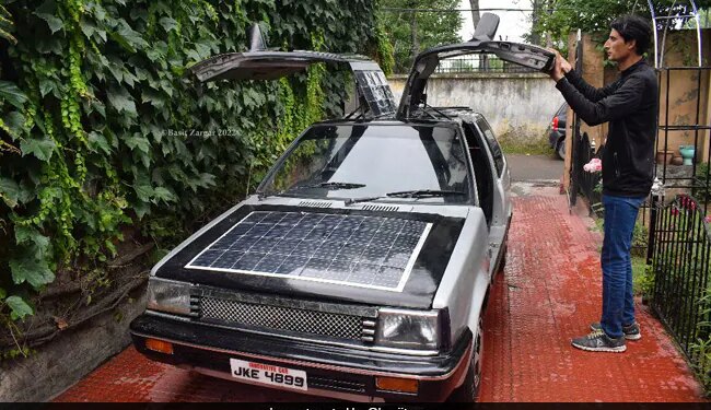Meet Maths Teacher Bilal Ahmed A Who Makes Solar Car Pics Goes Viral On Social Media