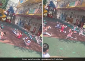 Chinese Kids Physical Education Routine Video Goes Viral Internet Days Small Ninjas