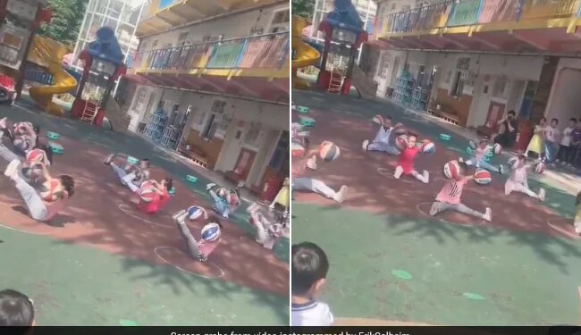 Chinese Kids Physical Education Routine Video Goes Viral Internet Days Small Ninjas