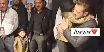 Salman Khan Hugs To Little Fan Abdu Rozik After He Sings Ek Ladki Ko Dekha Toh Aisa Laga Video Viral On Social Media