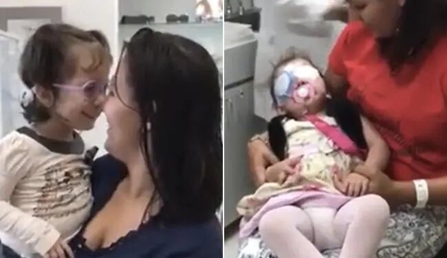 The Girl Could Not See Since Childhood, When She Saw The World After The Operation, She Cried, The Video Will Make Her Emotional