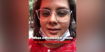 See What Happens When A Mumbaikar Eats Golgappa In Delhi Watch Video