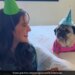 Woman Wrote Birthday Song For Her Cute Pet Doggy Sings It To Him Watch Adorable Video