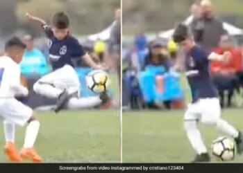 Watch Video: Seeing This Child Playing Football People Remembered Cristiano Ronaldo